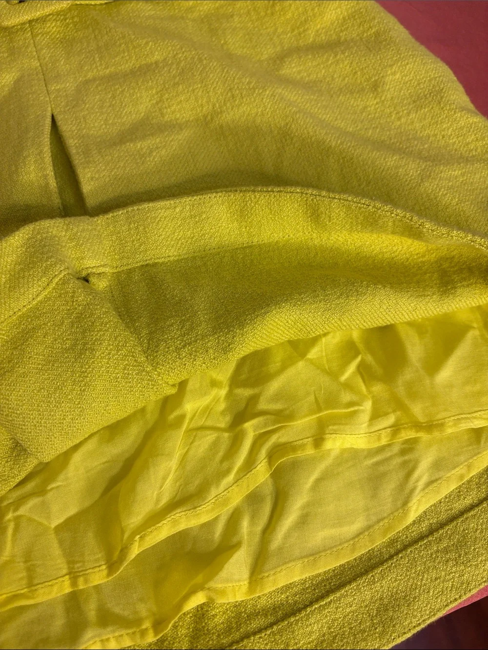 Maeve Lime Green Knit Skirt w/ Matching Belt